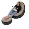 SOFA INFABLE CON REPOSAPIES