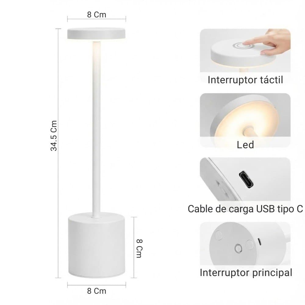 Lampara Led De Mesa Tactil XG-912 4