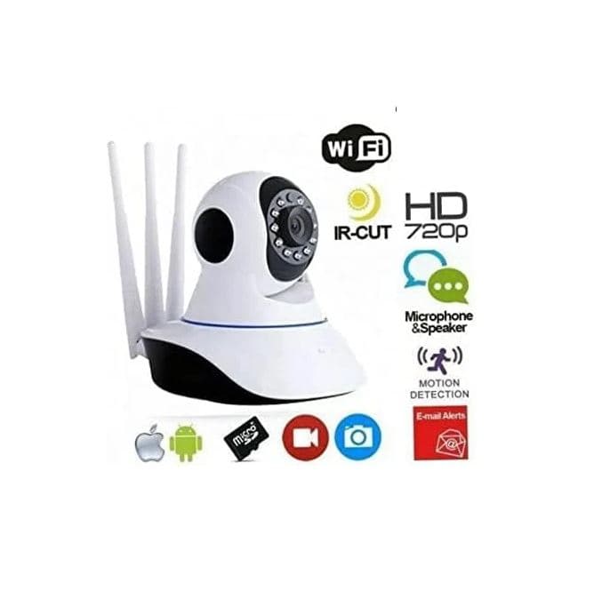 Camara Seguridad Robótica 3 Antenas