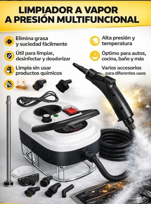 Maquina De Limpieza A Vapor 1000w 2