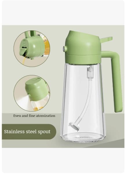Aceitero Rociador y Vertedor 2 en 1 2